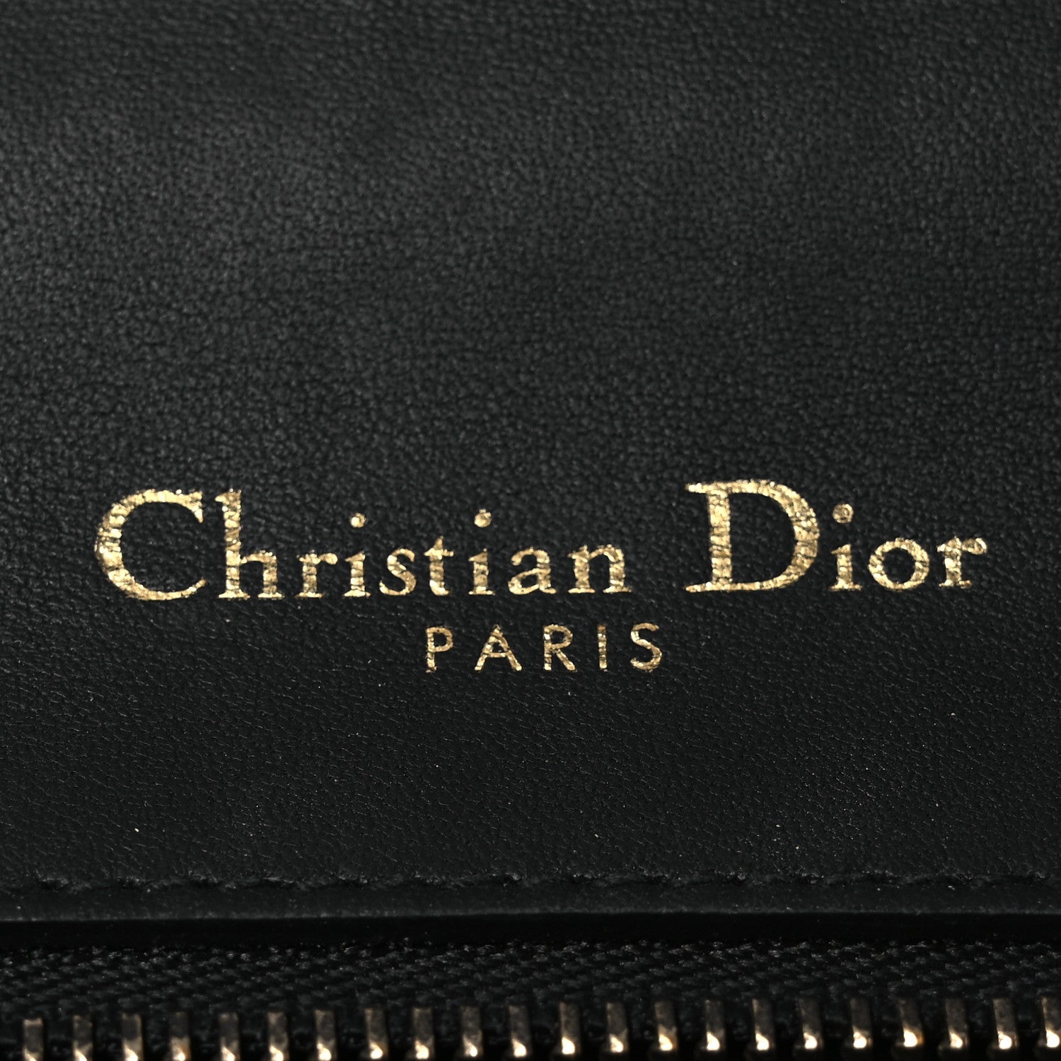 Christian Dior Lambskin Studded Medium Diorama Flap Bag Black