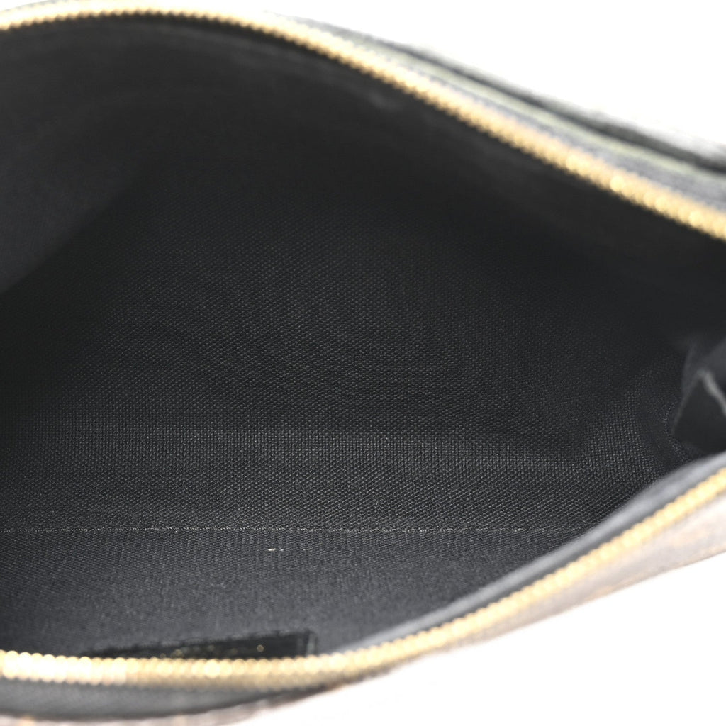 Louis Vuitton Monogram Pallas Clutch Black
