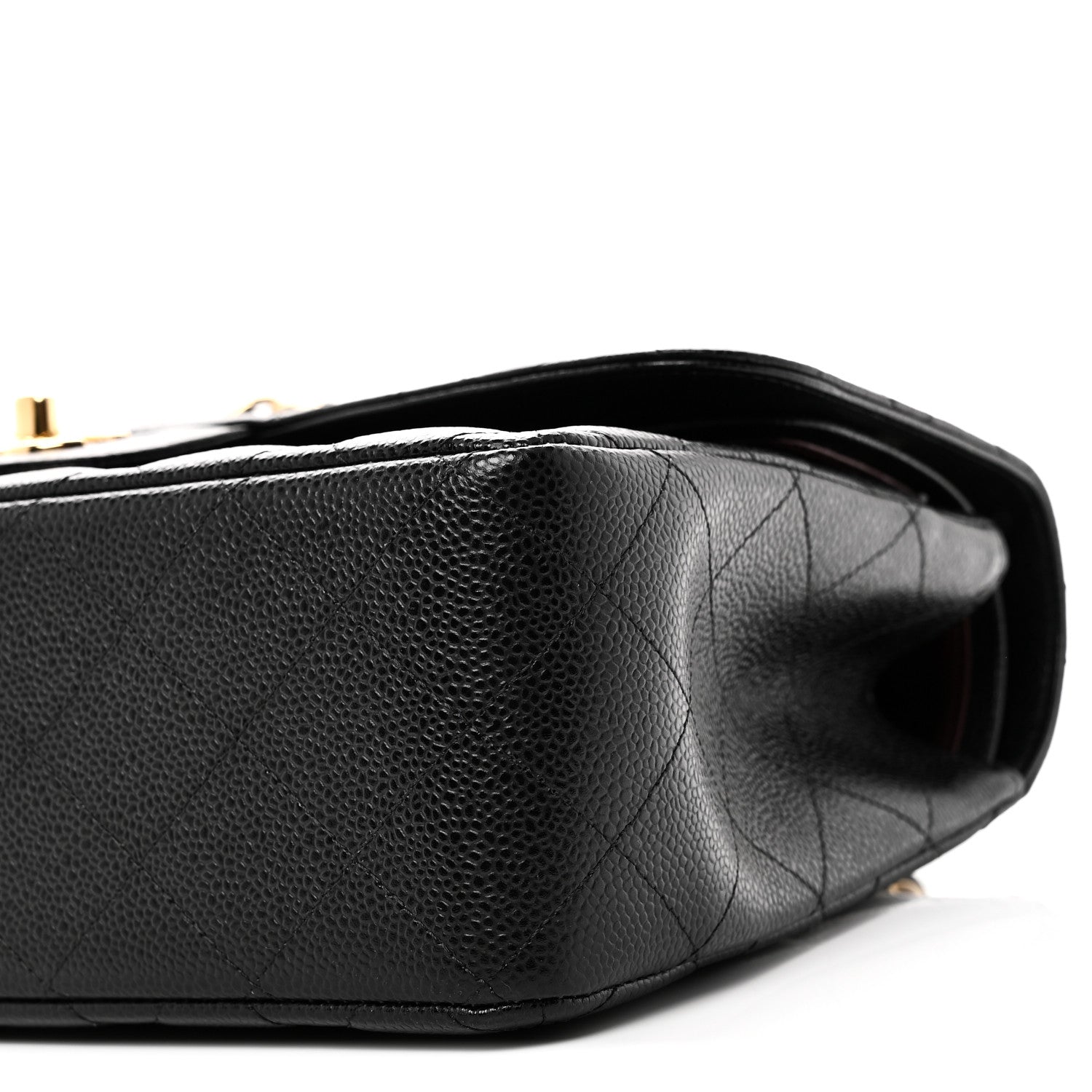 Chanel Caviar Quilted Jumbo Double Flap Black