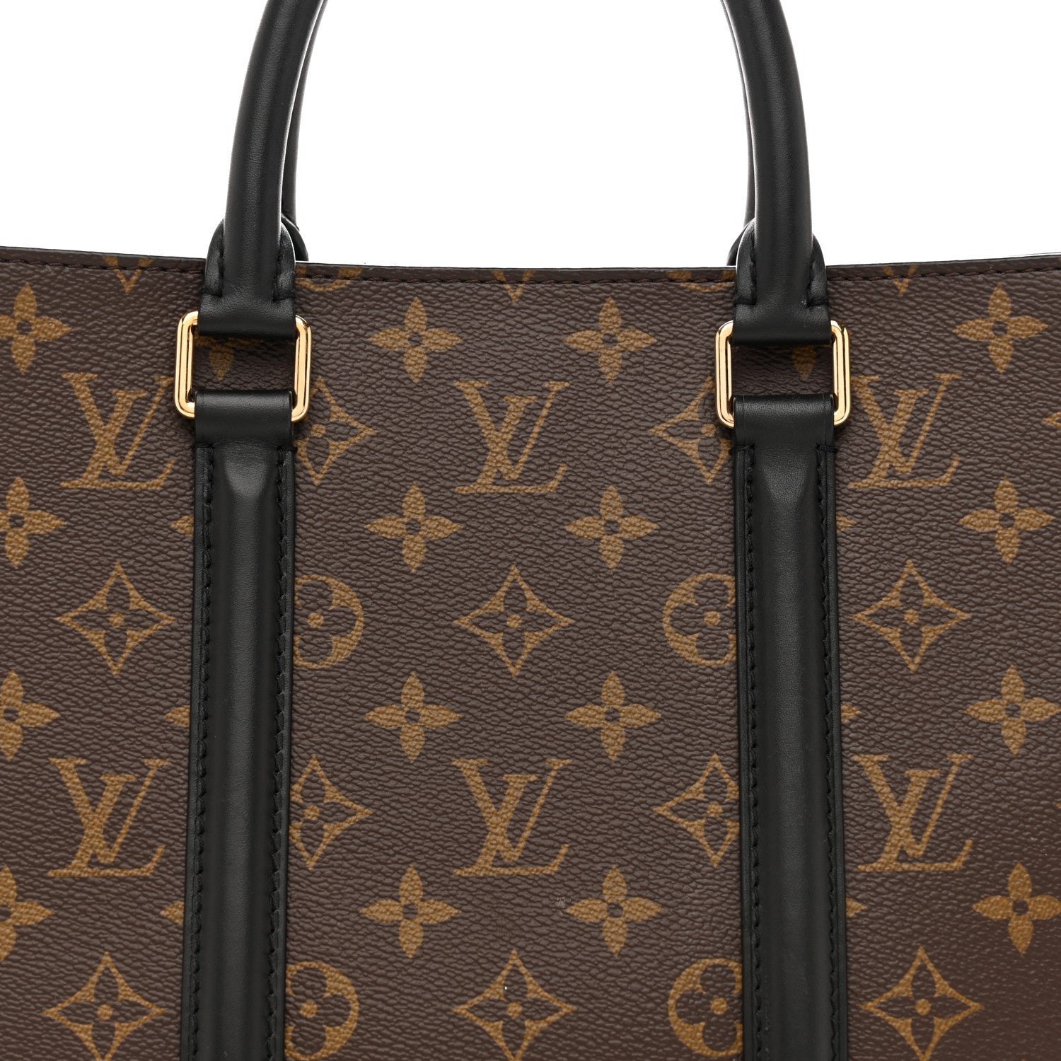 Louis Vuitton Monogram Soufflot MM Black