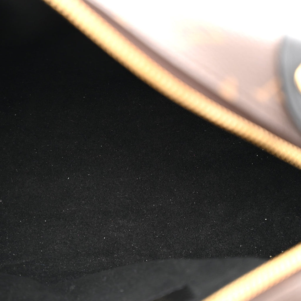 Louis Vuitton Monogram Petite Malle Souple Black