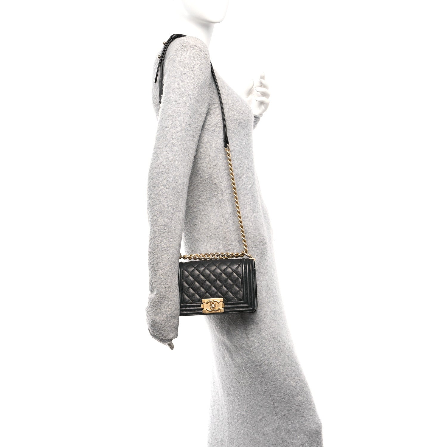 Chanel Caviar Quilted Small Boy Flap Black