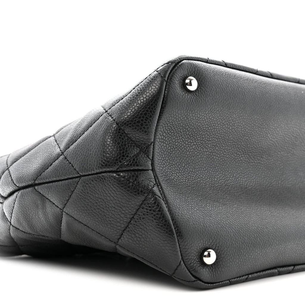 Chanel Caviar Quilted CC Timeless Soft Tote Black