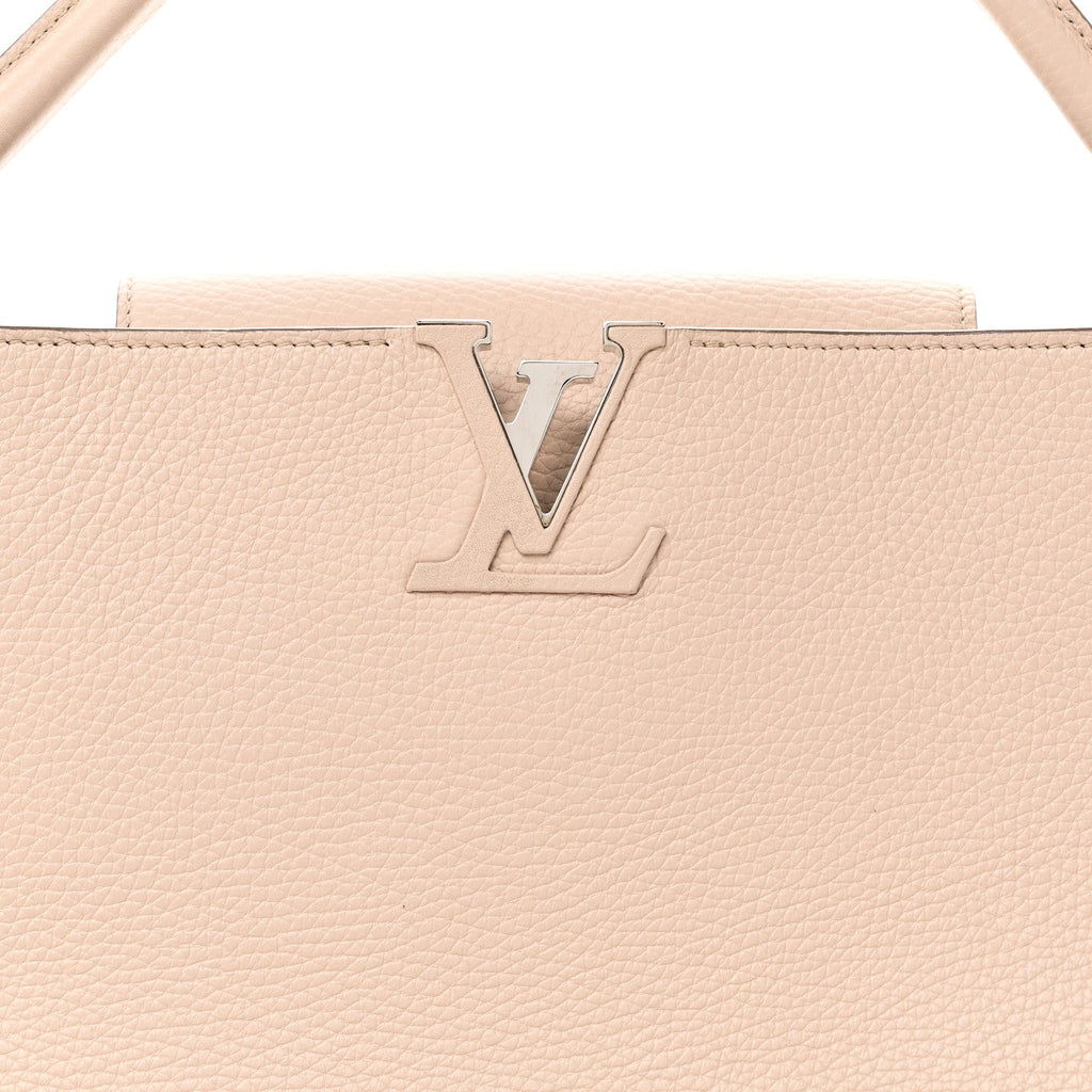 Louis Vuitton Taurillon Capucines MM Petale
