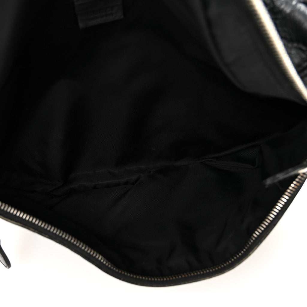 Gucci Guccissima Web Belt Bag Black
