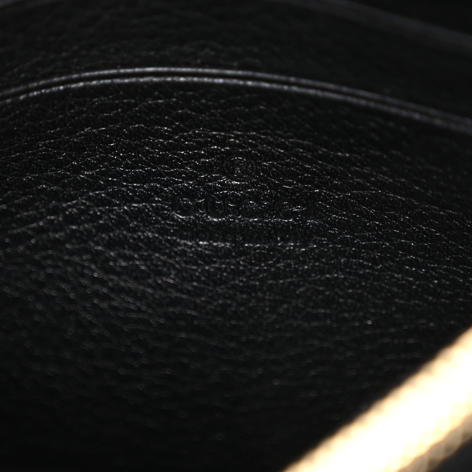 Gucci Roxy Calfskin Medium Blondie Chain Wallet Black