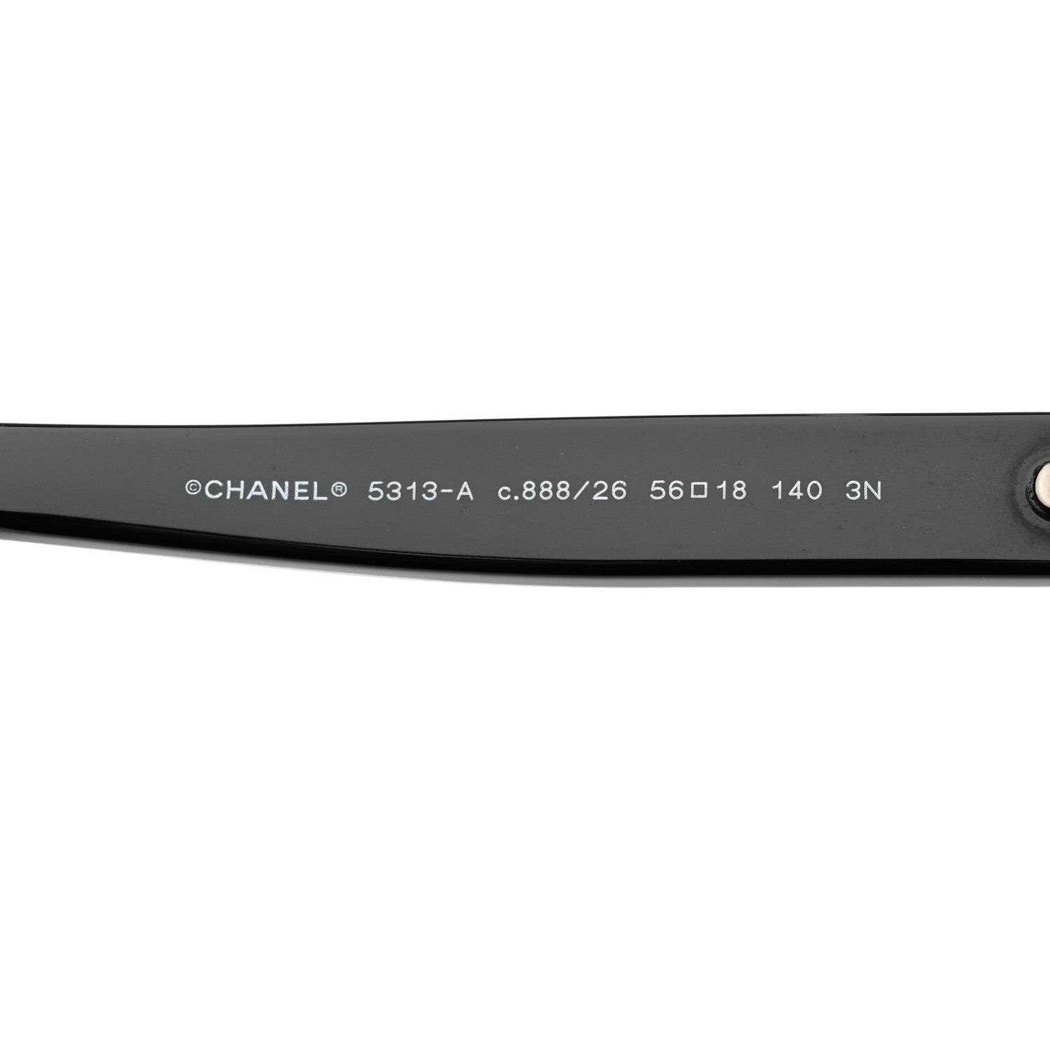 Acetate CC Butterfly Signature Sunglasses 5313-A Black