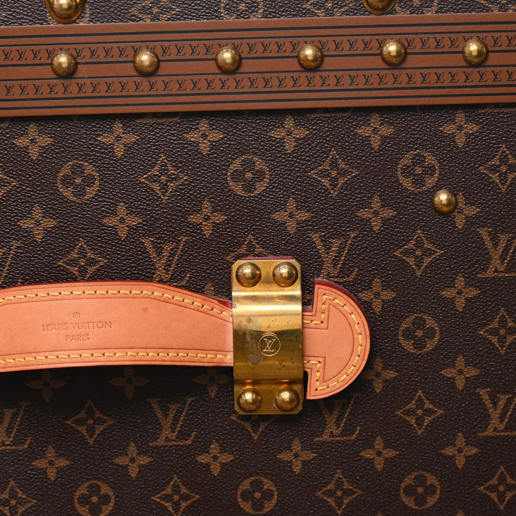 Louis Vuitton Monogram Malle Courrier Lozine Trunk 110