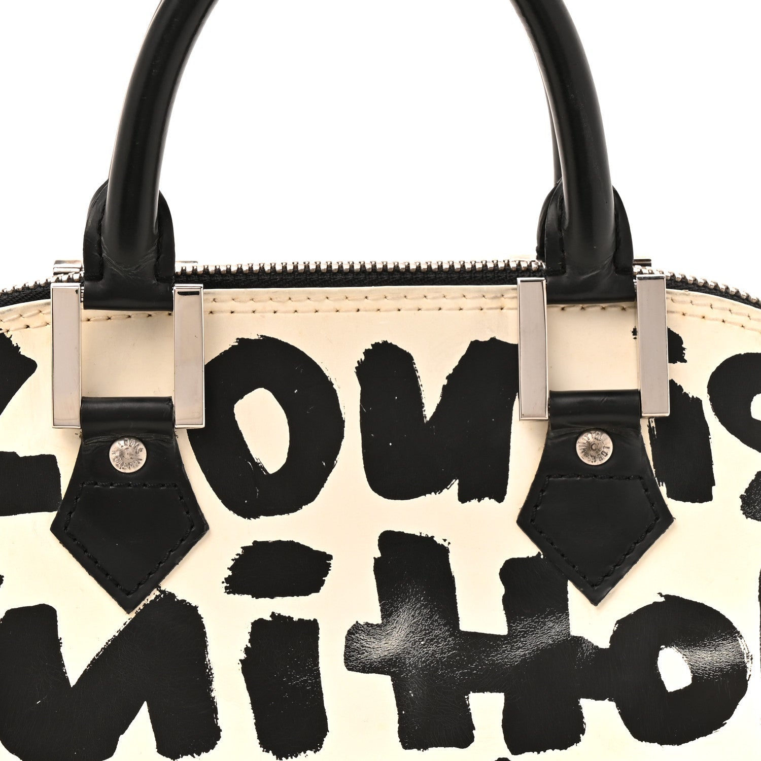 Louis Vuitton Graffiti Alma MM Black