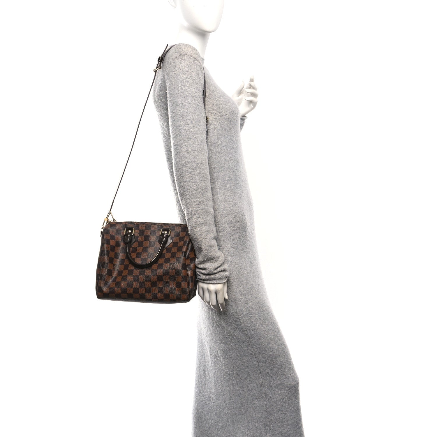 Louis Vuitton Damier Ebene Speedy Bandouliere 25