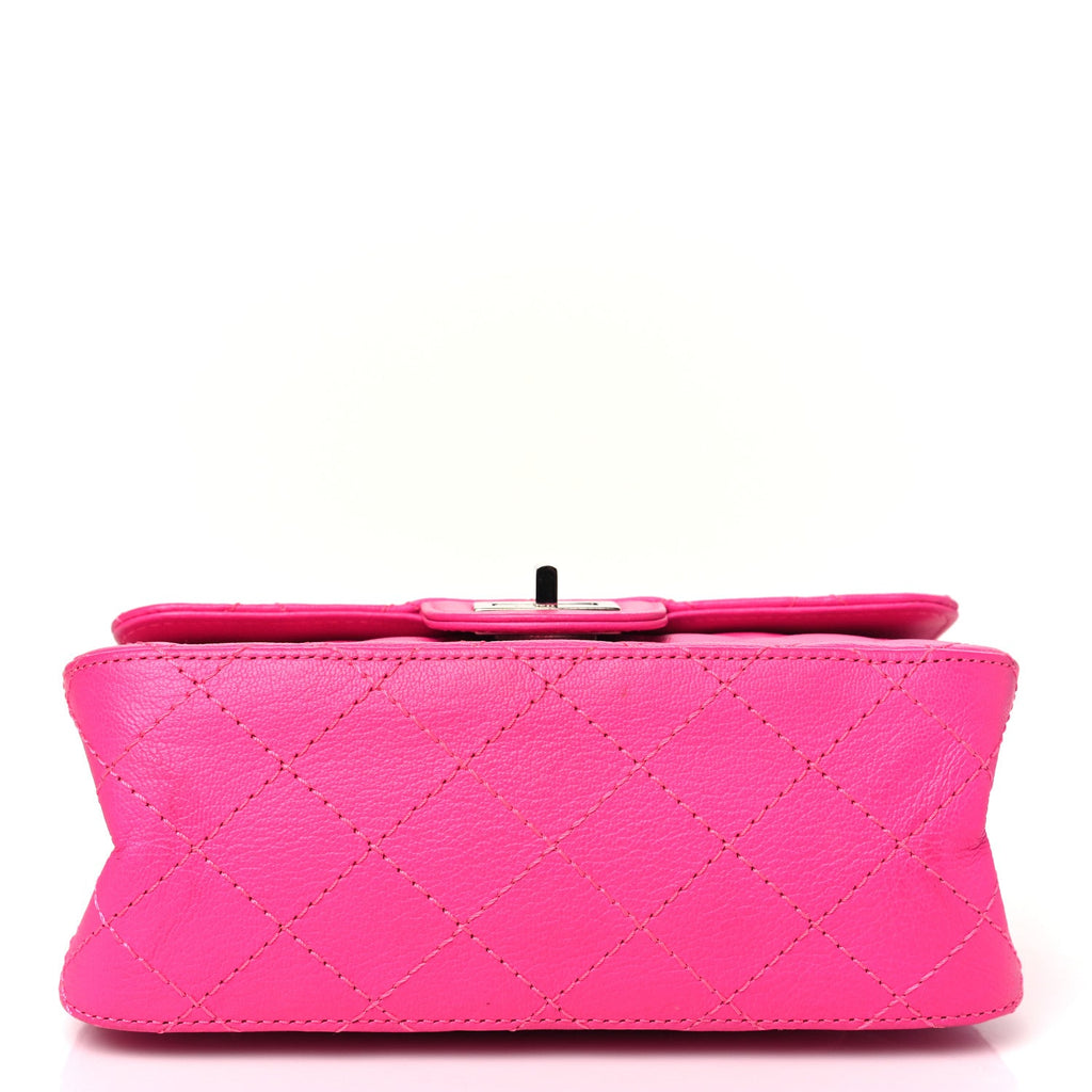 Chanel Goatskin Quilted 2.55 Reissue Mini Flap Fluorescent Pink