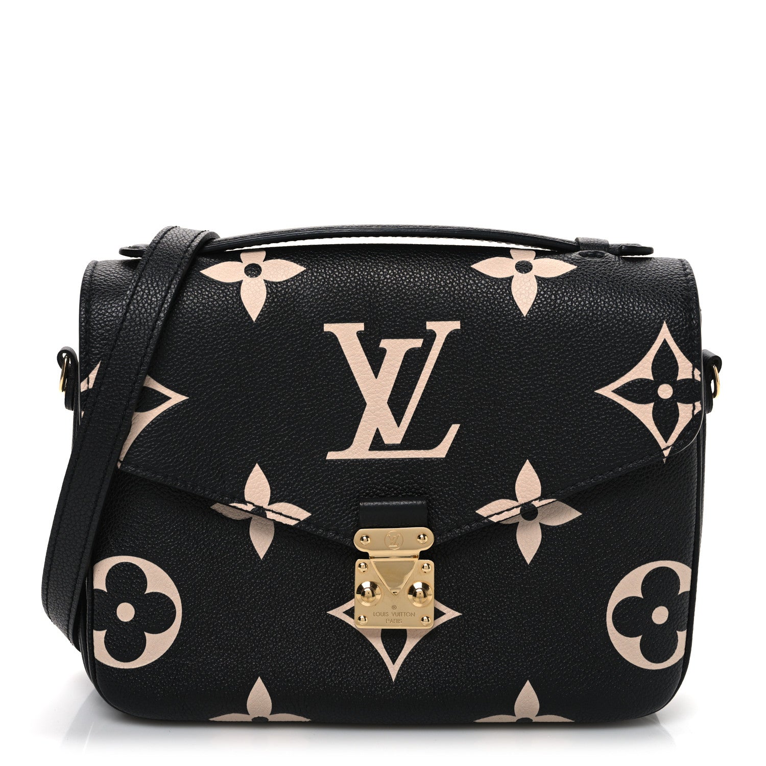 Louis Vuitton Empreinte Monogram Giant Pochette Metis Black Beige