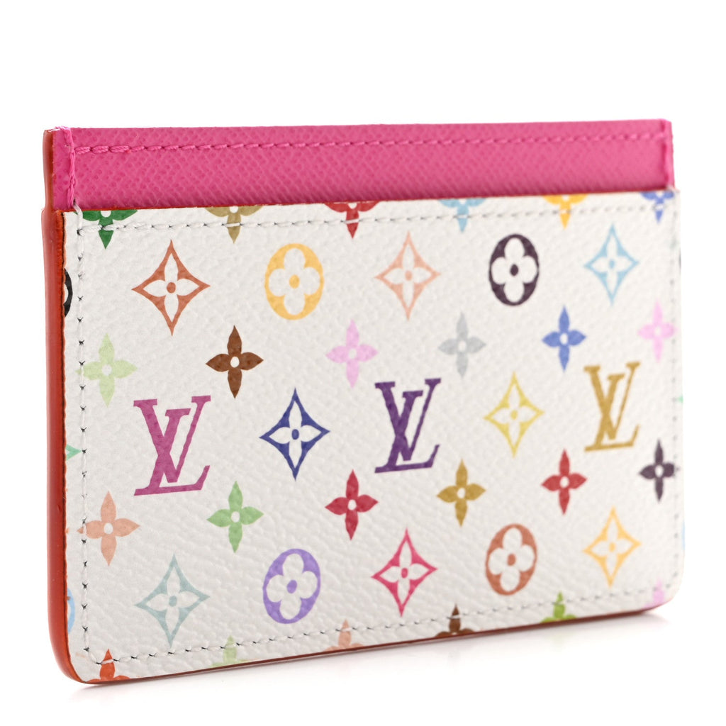 Louis Vuitton LV X TM Monogram Multicolor Card Holder Kawaii Pink