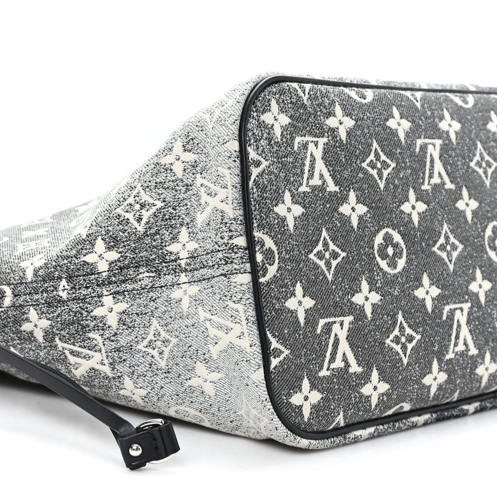 Louis Vuitton Denim Monogram Jacquard Neverfull MM Grey