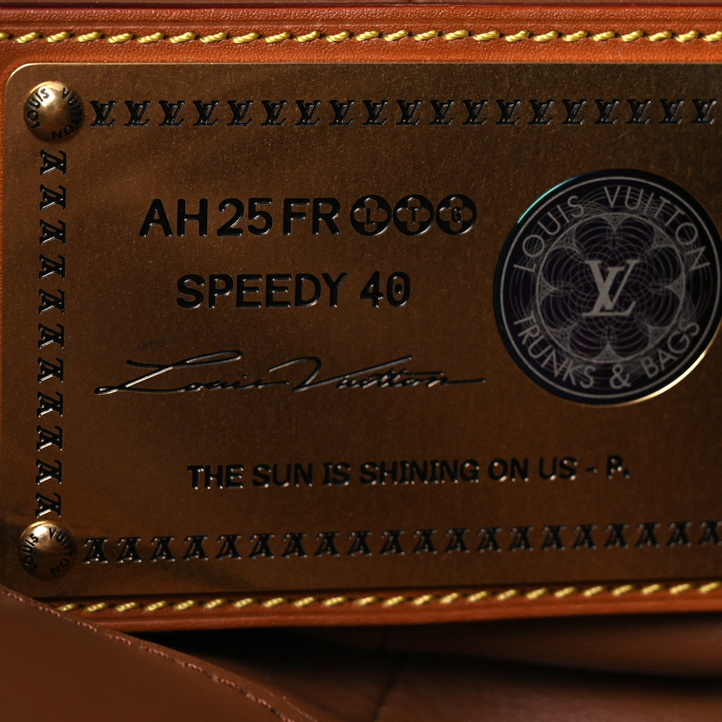 Louis Vuitton Calfskin Monogram Speedy P9 Bandouliere 40 Green Sancha