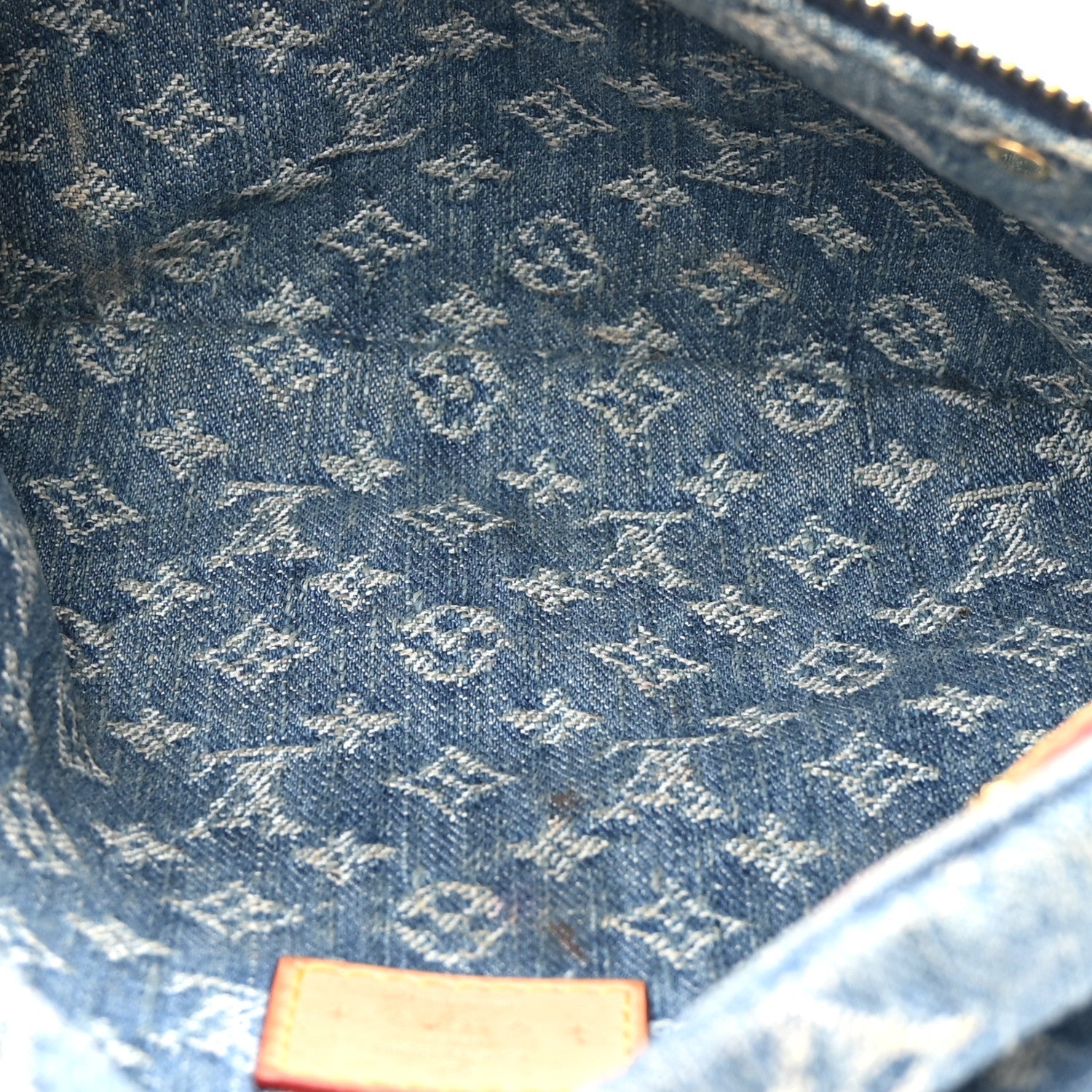 Louis Vuitton Monogram Denim High Rise Bumbag Blue