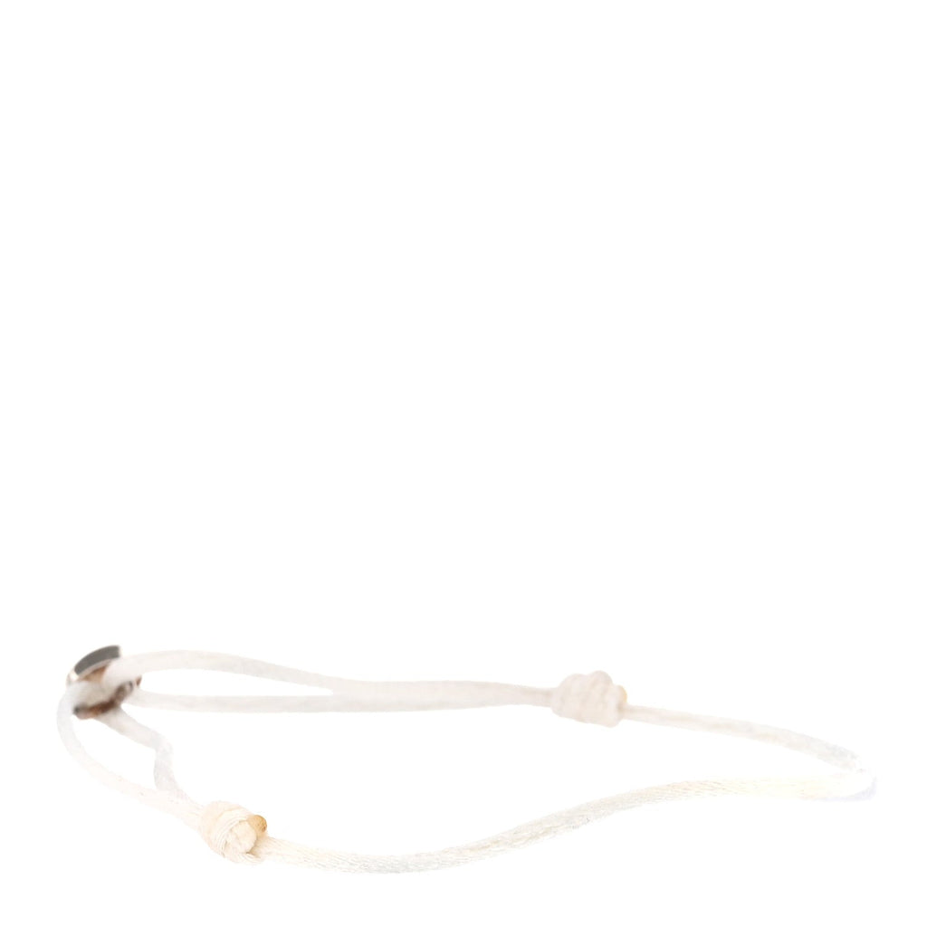 Louis Vuitton X UNICEF Sterling Silver Lockit Bracelet White