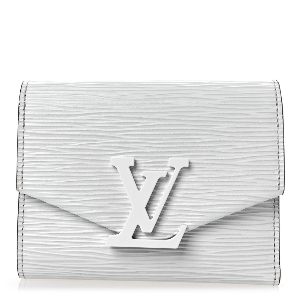 Louis Vuitton Epi Grenelle Compact Wallet White