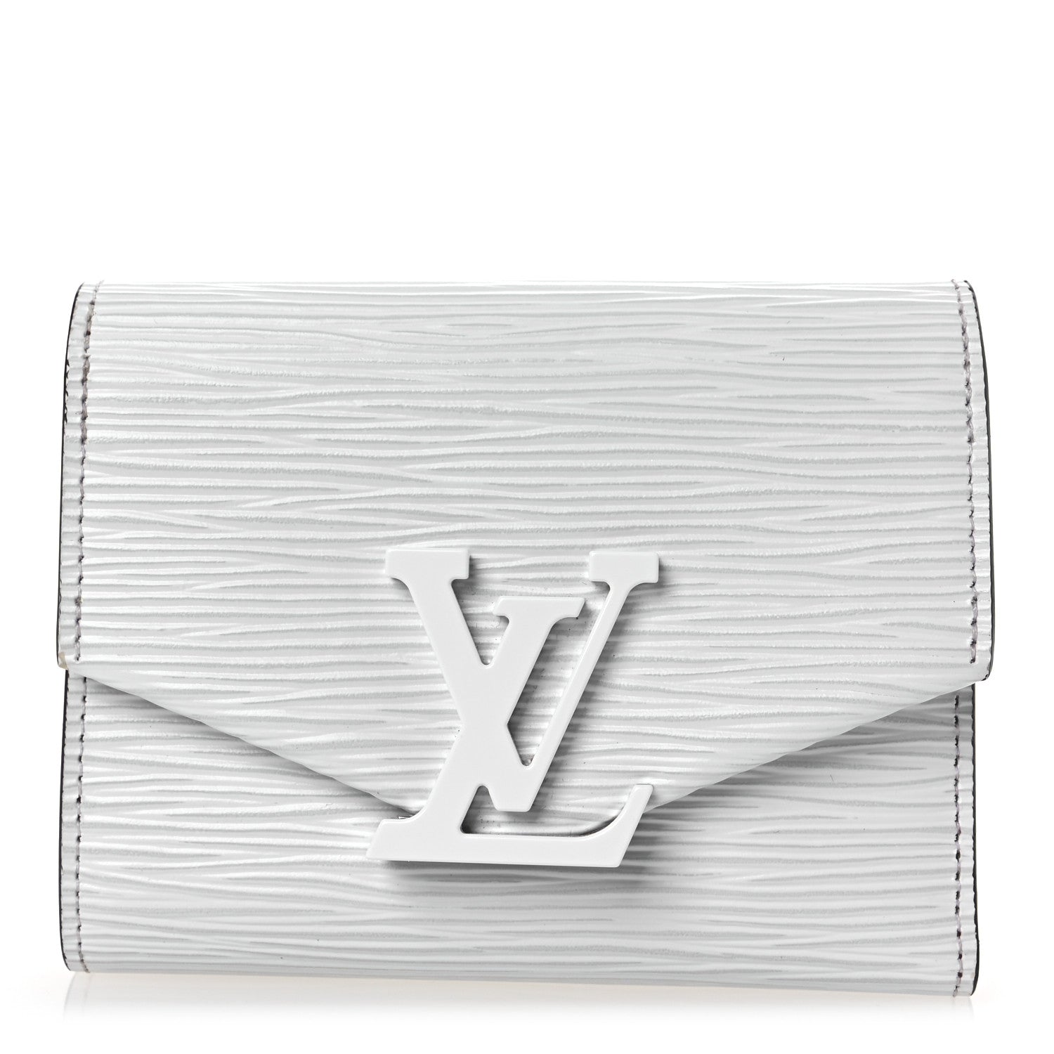 Louis Vuitton Epi Grenelle Compact Wallet White