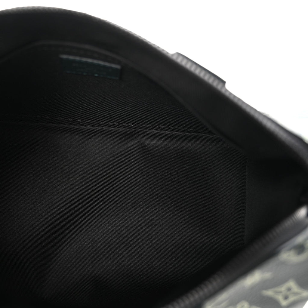 Louis Vuitton Monogram Shadow City Keepall Forest Green