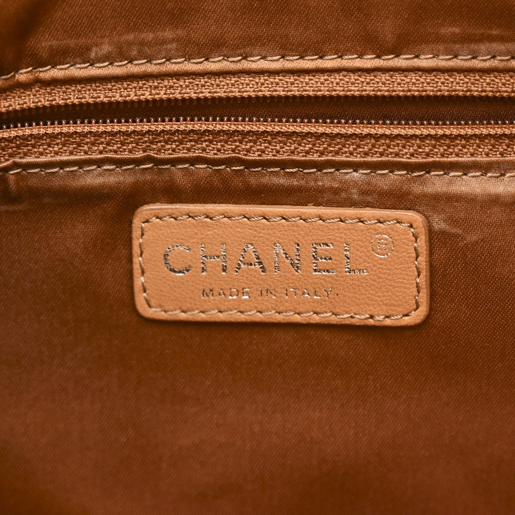 Chanel Denim Lambskin Quilted CC Clutch Blue