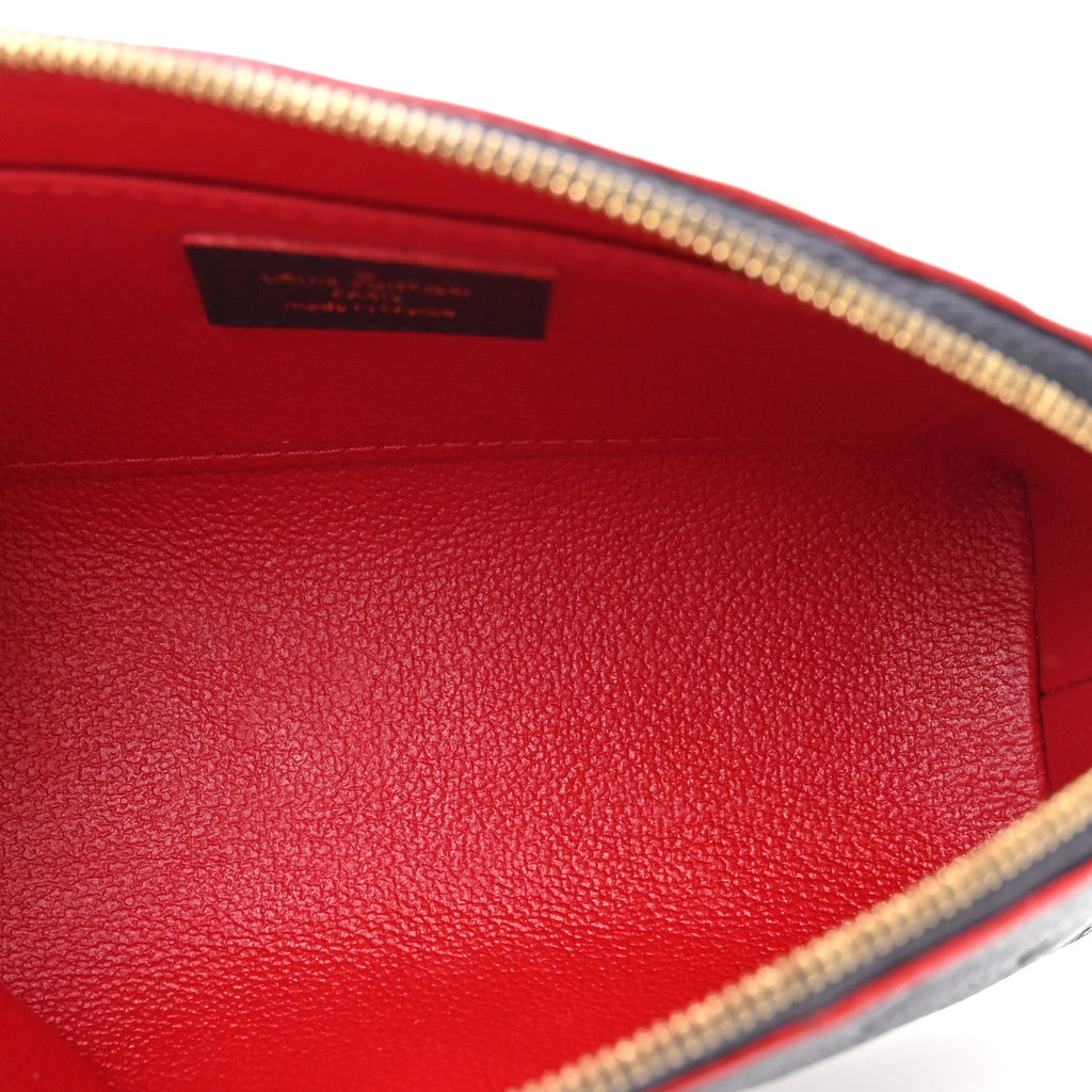Louis Vuitton Empreinte Cosmetic Pouch Marine Rouge