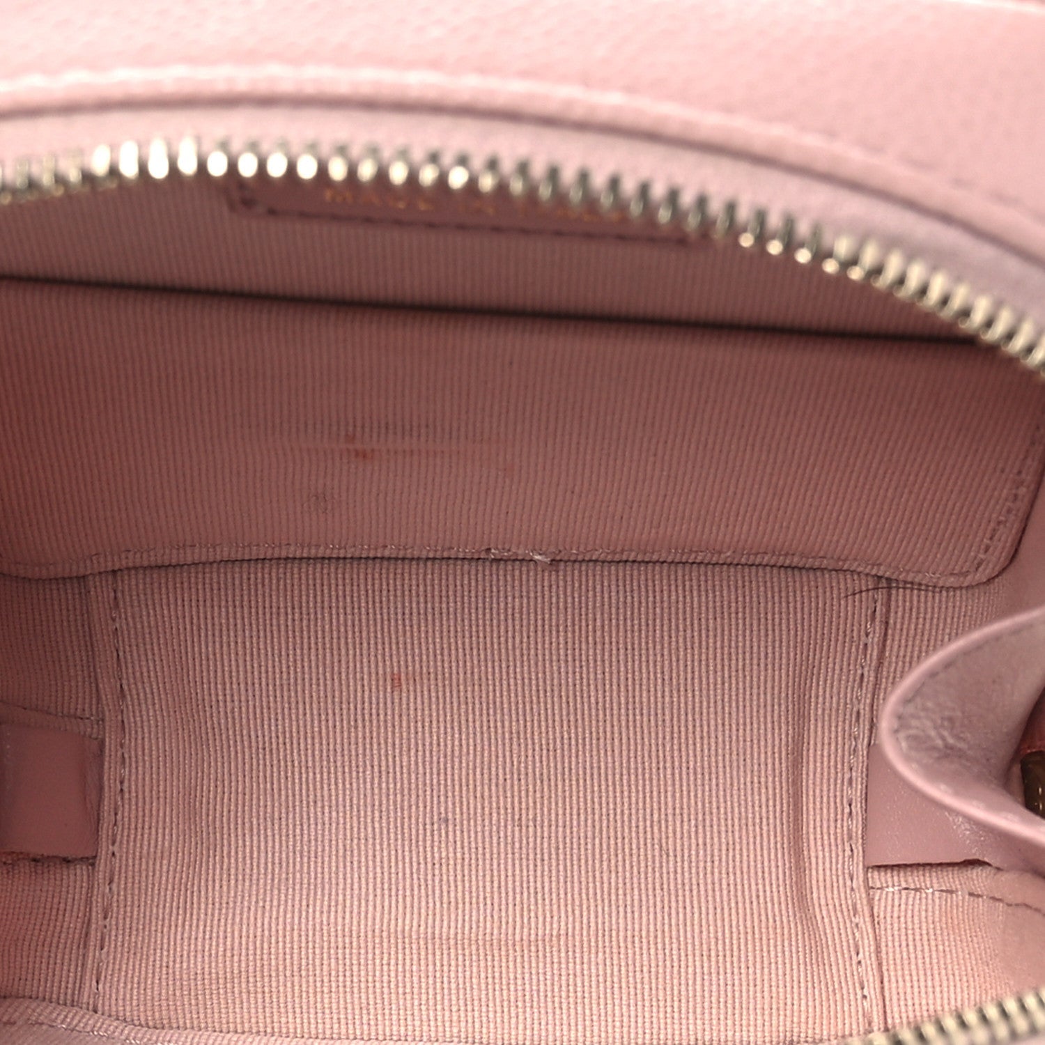 Chanel Caviar Quilted Clutch with Chain Light Pink