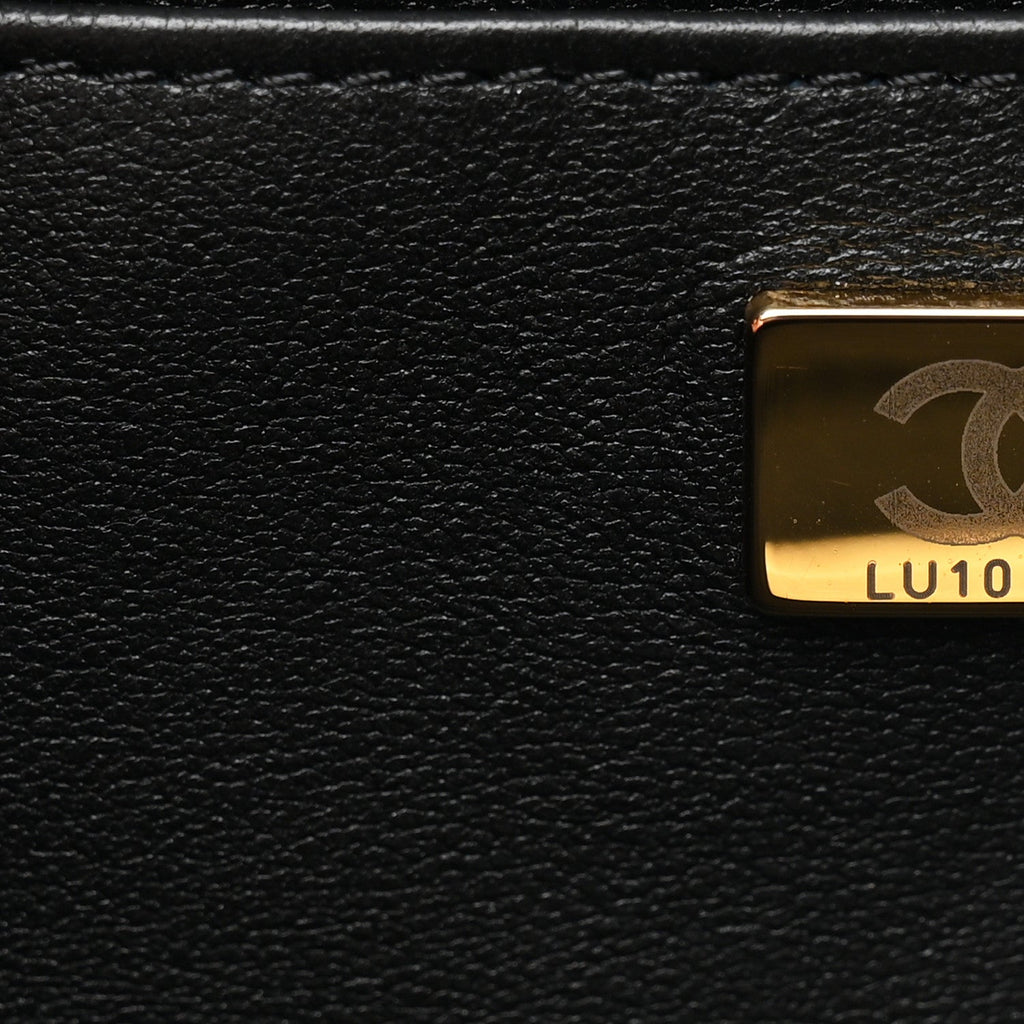 Chanel Lambskin Quilted Coco Click Bag Black