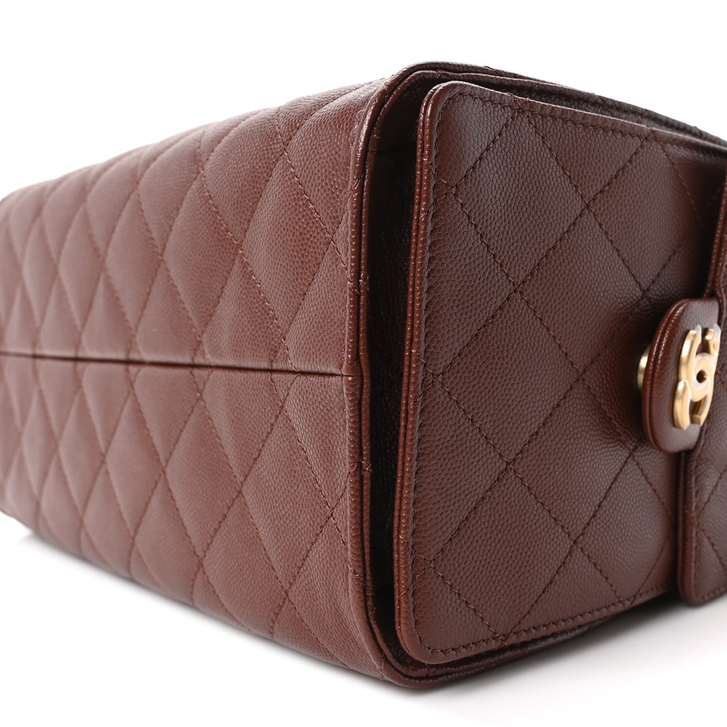Chanel Caviar Quilted Small Chanel 25 Handbag Brown