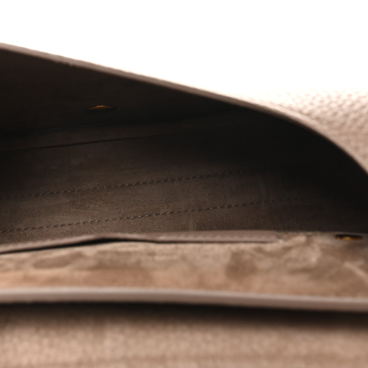Christian Dior Grained Calfskin Medium Bobby Flap Warm Taupe