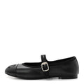 Lambskin Mary Jane Flats 37.5 Black