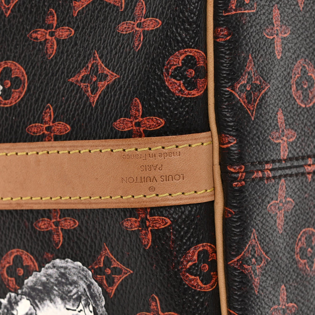 Louis Vuitton Catogram Speedy Bandouliere 30 Marron