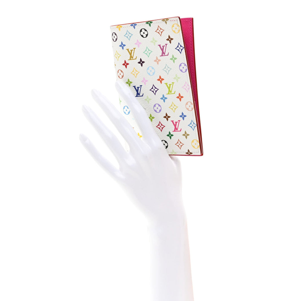 Louis Vuitton LV X TM Monogram Multicolor Passport Cover White