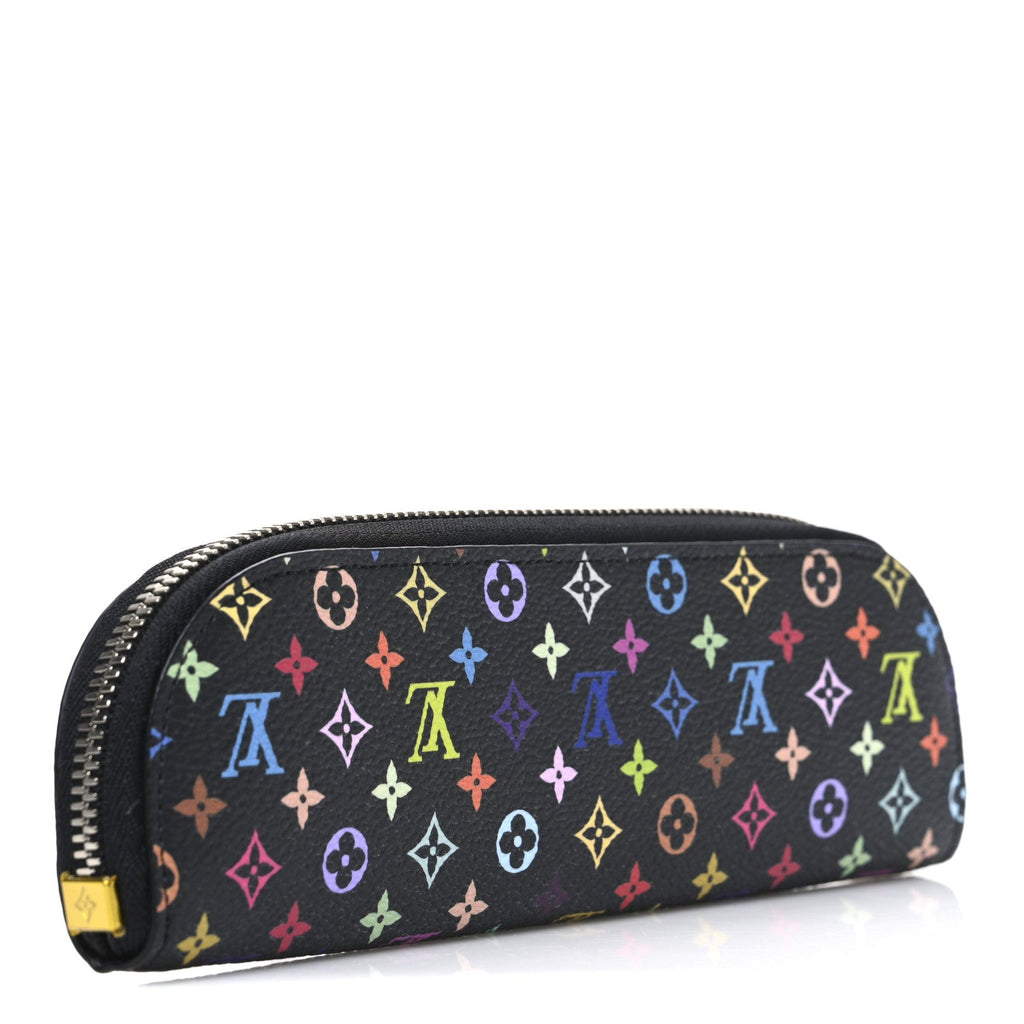 Louis Vuitton LV X TM Monogram Multicolor Charlotte Pencil Pouch Black