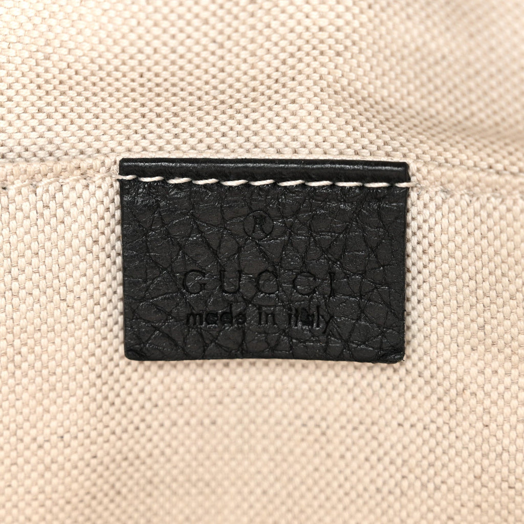 Gucci Pebbled Calfskin Small Soho Disco Bag Black