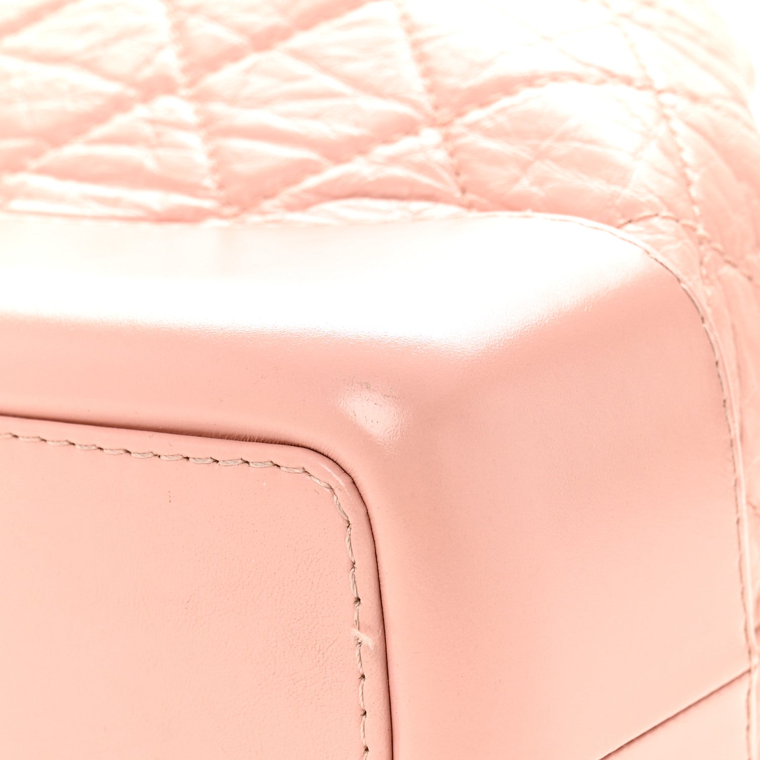 Chanel Aged Calfskin Quilted Small Gabrielle Backpack Pink