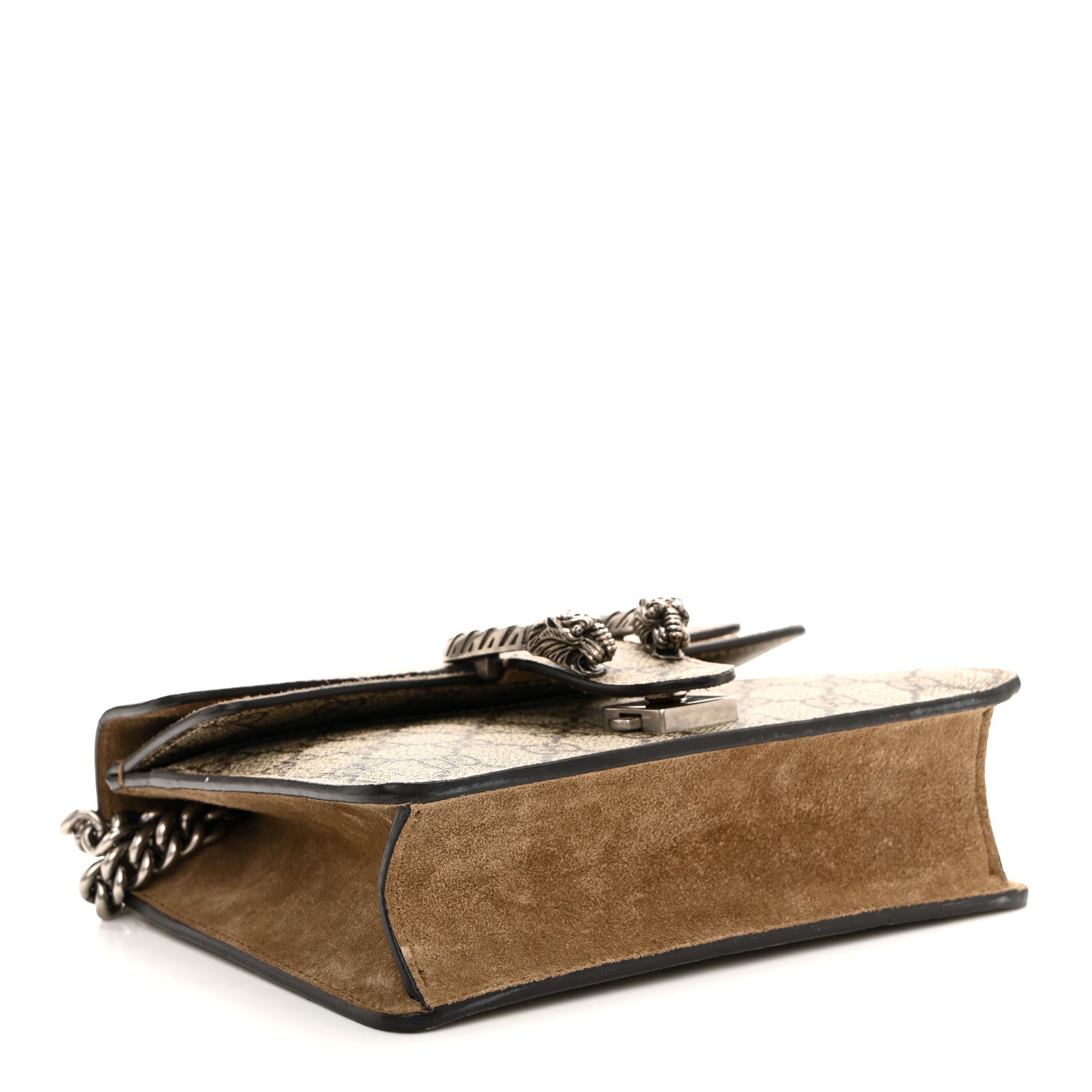 Gucci GG Supreme Monogram Mini Dionysus Shoulder Bag Taupe