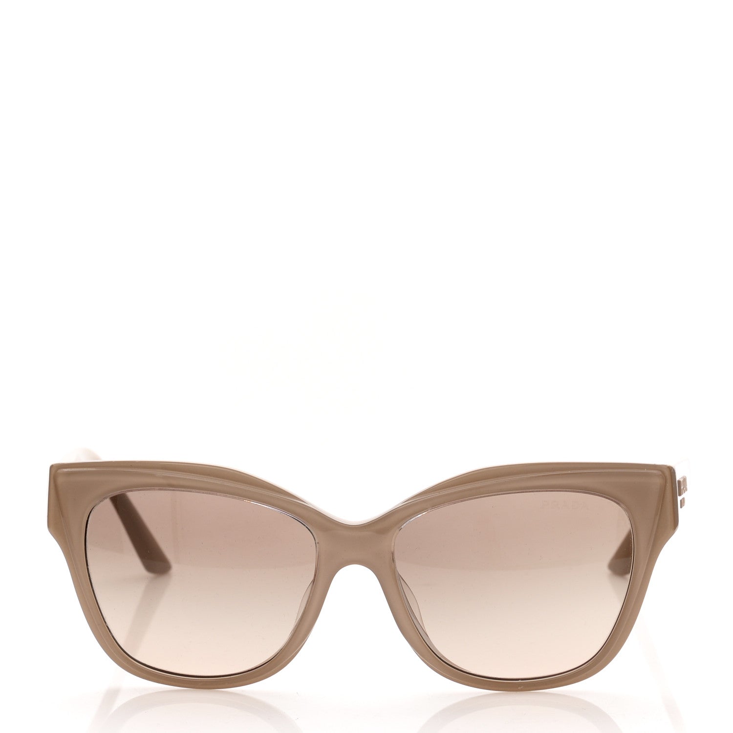 Prada Acetate Cat Eye Sunglasses SPR 23X Beige