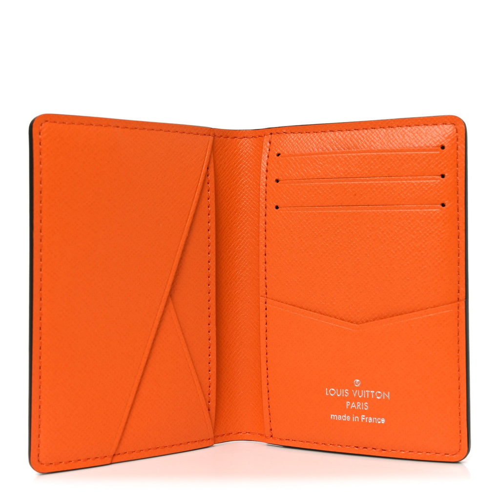 Louis Vuitton Taigarama Pocket Organizer NM Tangerine