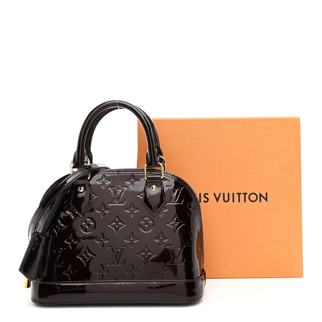 Louis Vuitton Vernis Alma BB Amarante