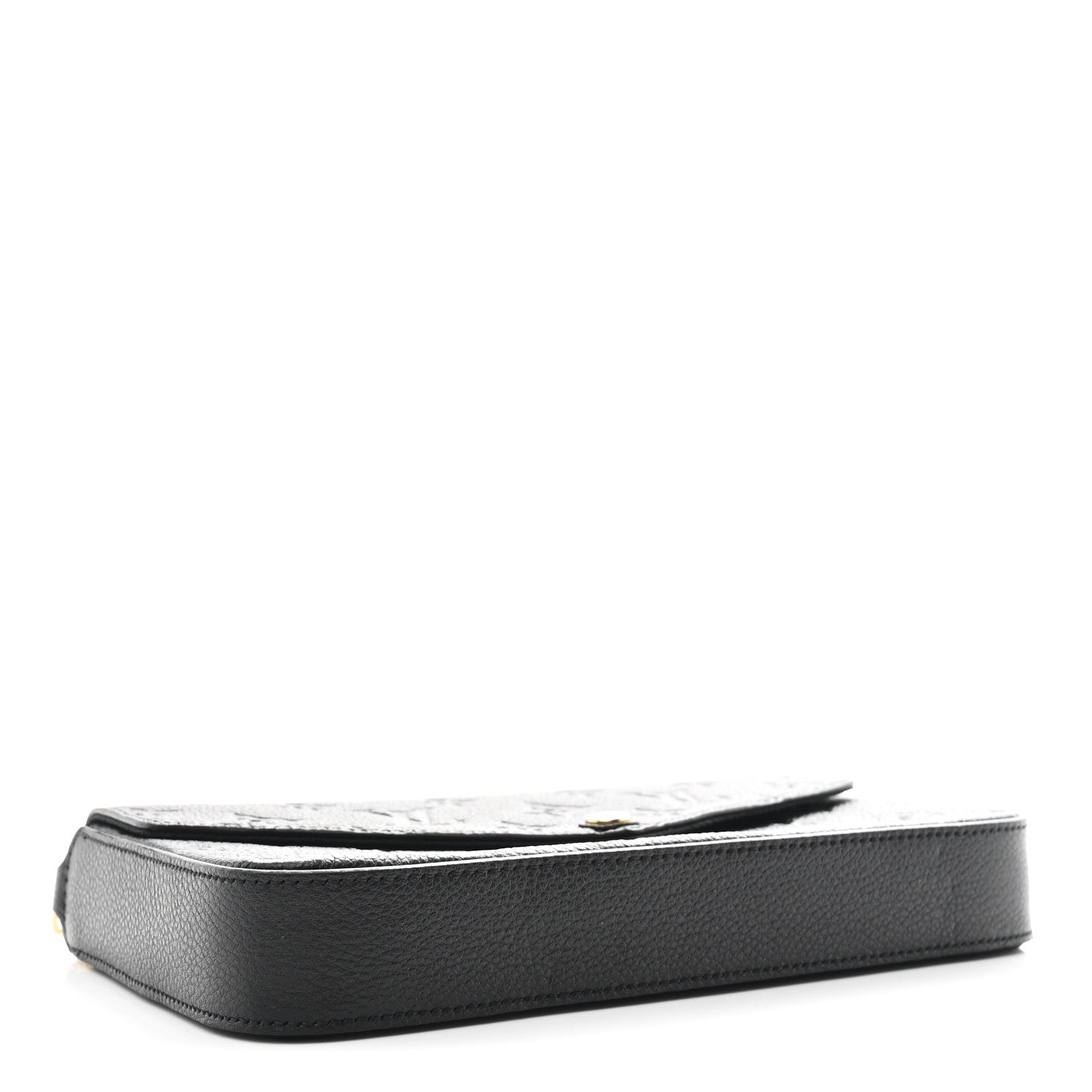 Louis Vuitton Empreinte Pochette Felicie Chain Wallet Black