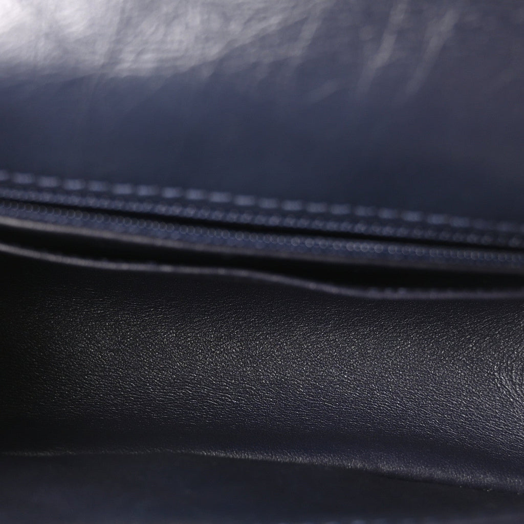 Chanel Aged Calfskin Quilted 2.55 Reissue Mini Flap Navy