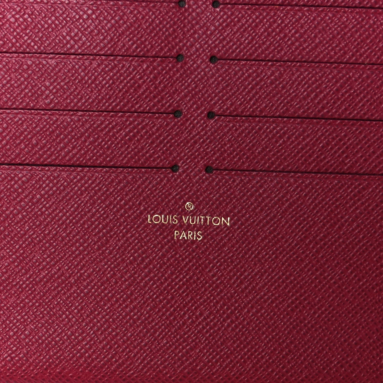 Louis Vuitton Monogram Pochette Felicie Chain Wallet Fuchsia