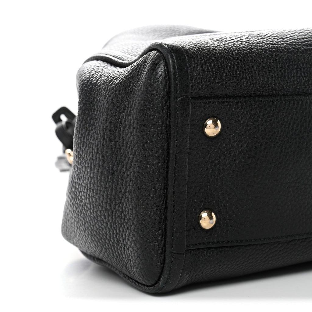 Gucci Pebbled Calfskin Small Soho Shoulder Bag Black