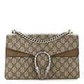 Gucci GG Supreme Monogram Small Dionysus Shoulder Bag Taupe