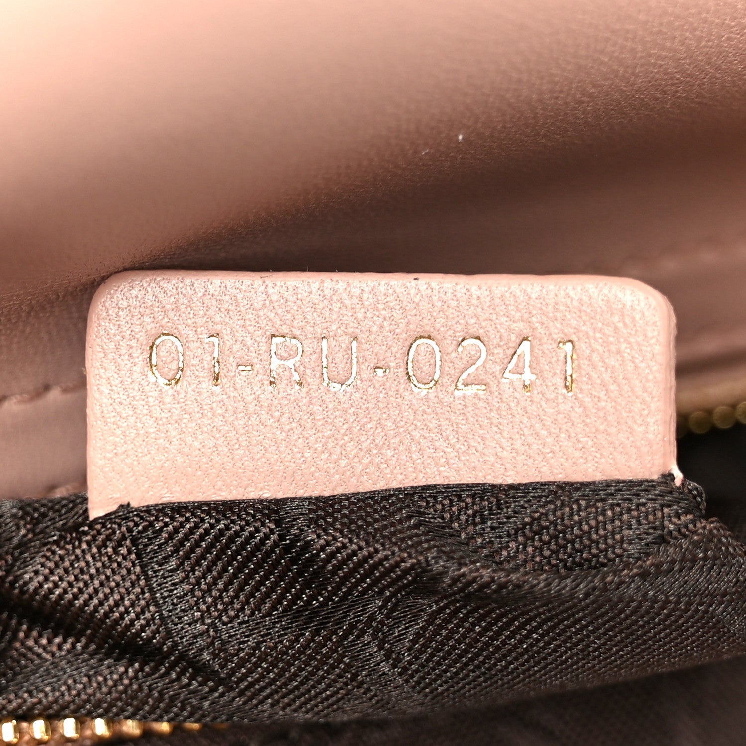 Christian Dior Lambskin Cannage Small My ABCDior Lady Dior Fard
