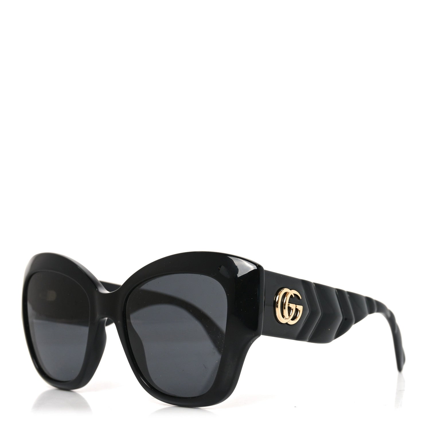 Gucci Acetate GG Butterfly Sunglasses GG0808S Black