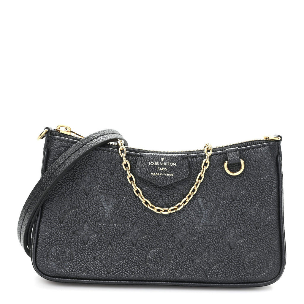 Louis Vuitton Empreinte Easy Pouch On Strap Black