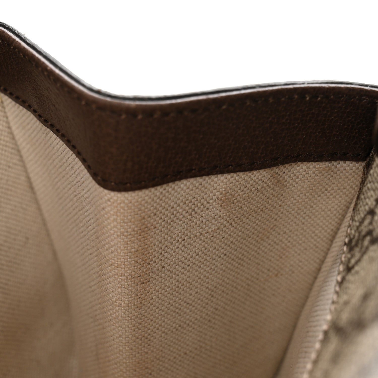 Gucci GG Supreme Monogram Web Small Neo Vintage Double Flap Messenger Bag Beige New Acero