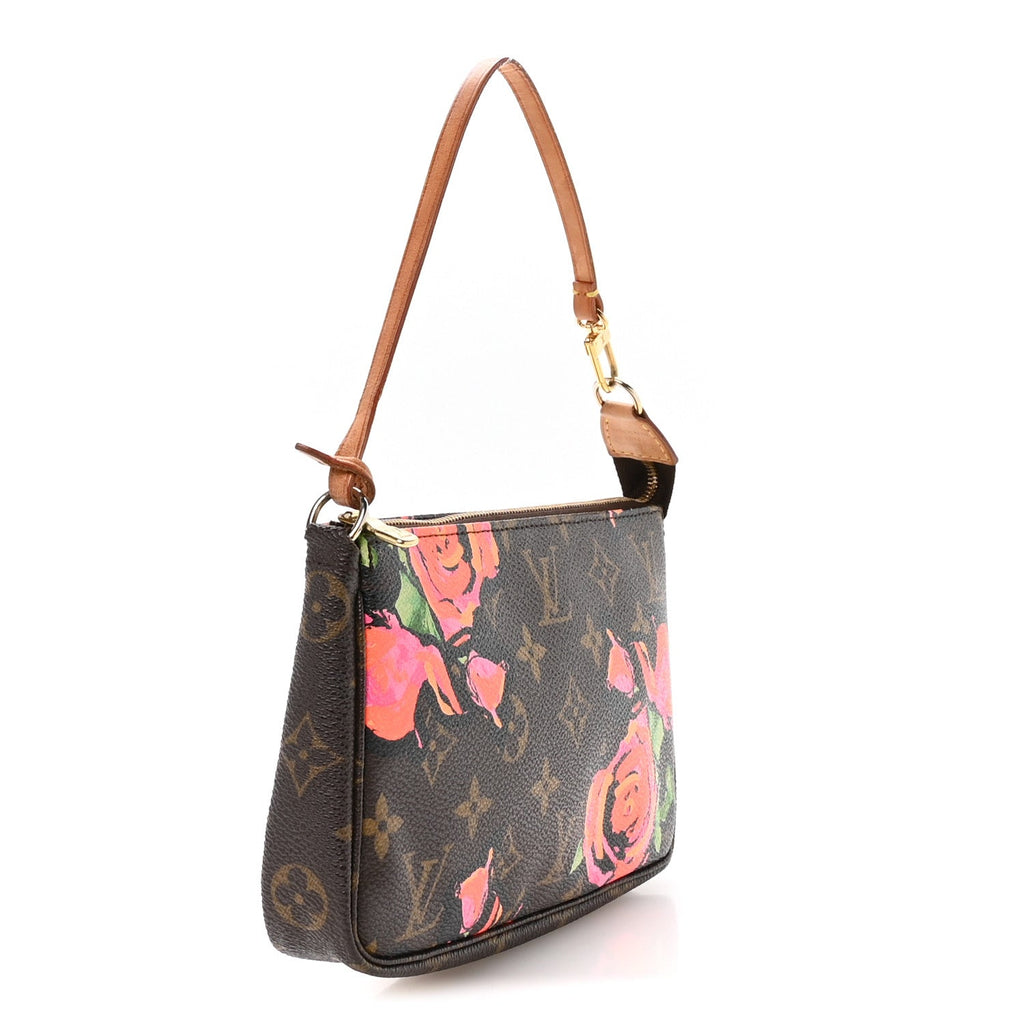 Louis Vuitton Monogram Roses Pochette Accessories